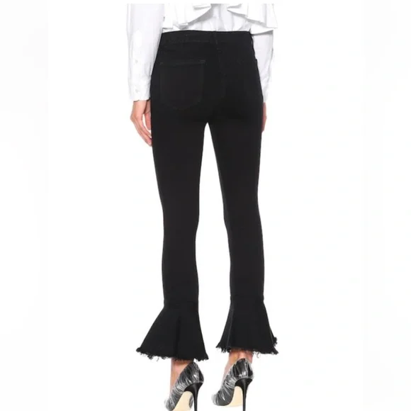 FRAME Le Skinny Jeanne Flounce Skinny Jeans Size 24 - Picture 4 of 7
